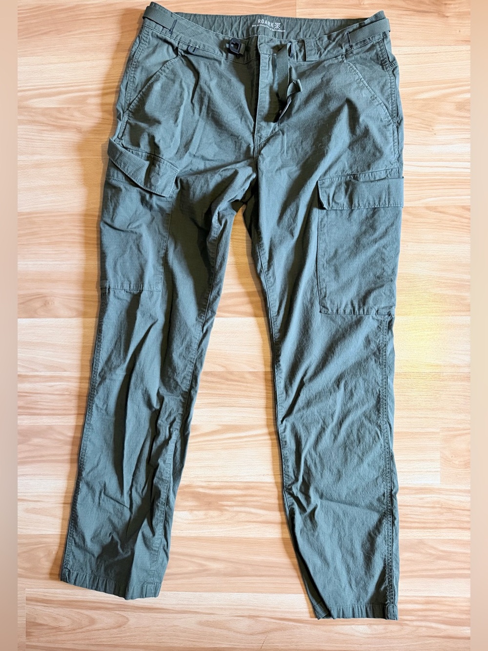 Roark Olive Green Lightweight Cargo Pants